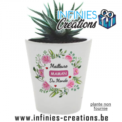 MAMAN -  Pot à fleurs/plante